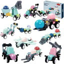 TYORORO おもちゃ 知育玩具 男の子 女の子 組み立て おもちゃカー 飛行機セット 磁気 DIY ビルディングブロック DIYカー 車 人気 子供 収納ケ...