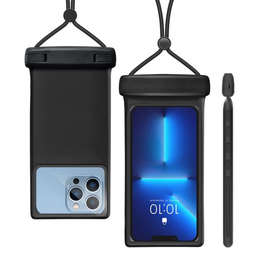 ユニバーサル スマホ お風呂 防水ケースすとらっぷ 首かけ IP8X 完全防水 水中ショットダイビングビーチ携帯 スマホ 防水袋 HD TPU防水防塵センシティブタッチ スマホ防水ケース最大7.0”アンドロイド IPHONE ケースに適し SHARP