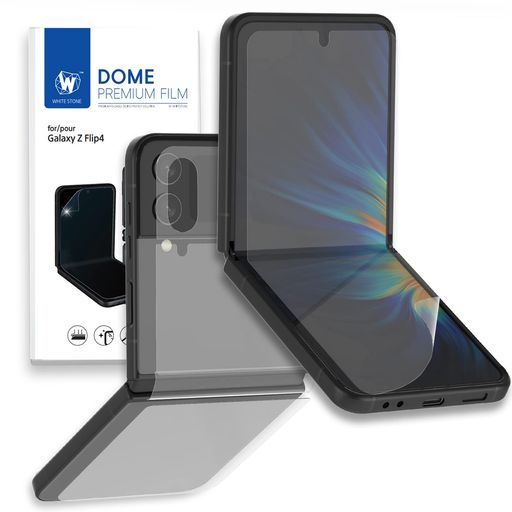 WHITESTOONE DOME PREMIUM FILM EPUフィルムGALAXY Z FLIP4用カバー用ヒンジフィルム[1枚+1枚セット]