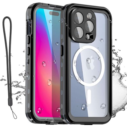 AICASE ɿ奱 IPHONE 15 PRO (6.1 ) 㡢ɿСѾ׷⡢IP68 ǧݸ ̩Ŀ楫С...