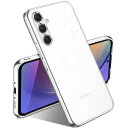 SamsungGalaxyA545Gケースクリア耐衝撃ギャラクシーA54SC-53D/SCG21カバー透明韓国かわいいメッキ加工ワイヤレス充電薄型柔らかい軽量TPU黄変防止ファッションソフトケース人気