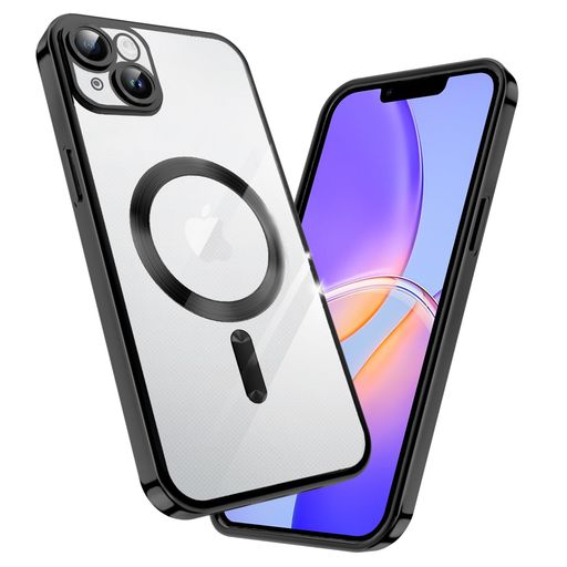 fagazzfuiPhone13MiniケースクリアMagSafe対応いphone13Miniスマホケース耐衝撃傷防止のメッキ加工いpほね13Miniカバーレンズ保護TPUソフト薄くて指紋防止