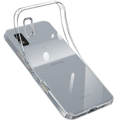 樂天商城 - AQUOSwishケースクリアSH-51CSHG06アクオスwish2カバー透明スマホケース耐衝撃TPU薄型軽量ソフトケース人気(全透明)