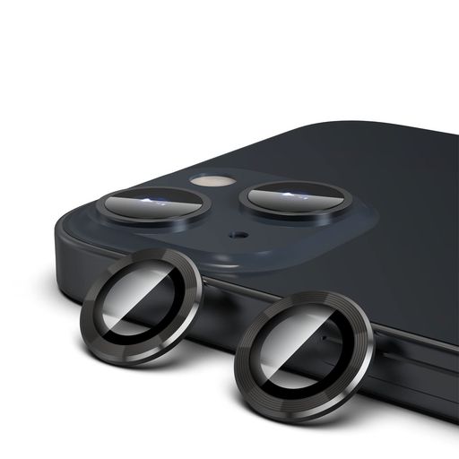 CLOUDVALLEYカメラフィルムIPHONE13/IPHONE13MINI用カメラレンズ保護フィルムHD高透過率強化ガラス+アルミニウム合金製9H硬度耐衝撃防塵レンズカバーブラック CLOUDVALLEYカメラフィルムIPHONE13/IPHONE13MINI用カメラレンズ保護フィルムHD高透過率強化ガラス+アルミニウム合金製9H硬度耐衝撃防塵レンズカバーブラック