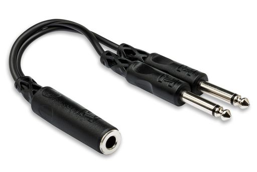 Microphone Cable - HosaYPP-106モノラルフォンメス-モノラルフォンオスx2Yケーブル