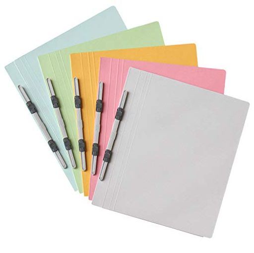 プラスフラットファイル5色各1枚パック20パック入りA4-S78-320x20