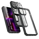 ORETechiPhone13ProMax用ケース2X強化ガラススクリーンプロテクター&カメラレンズiPhone13ProMax用高耐久ハードPC+ソフトTPU透明クリスタルクリアカバーiPhone13ProMaxケース