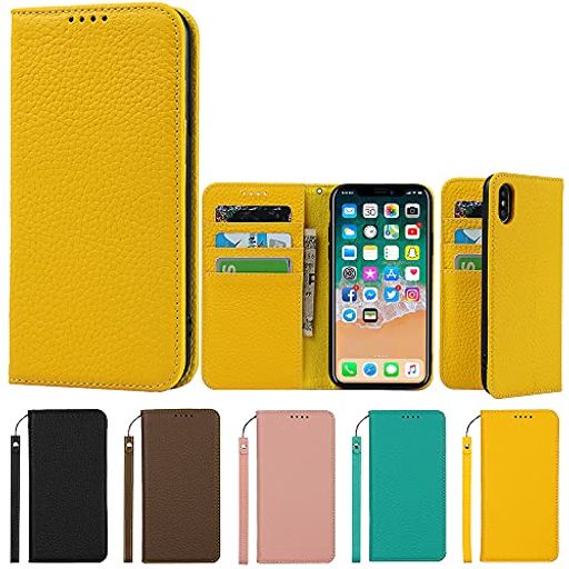 Rakuten - EastwaveアイフォンforiPhoneXケース牛革本革foriPhoneXSケース手帳型foriPhoneXforiPhoneXS財布型カバー本革手帳型携帯スマホカバー人気おしゃれ内蔵マグネット耐汚れ