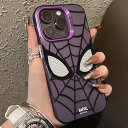 人気iPhone16ProMax用ケーススパイダーマンiphone用保護カバーアニメ漫画おしゃれスマホケースキャラクターバンパーレンズ保護ワイヤレス充電対応アイフォン16ProMax用B