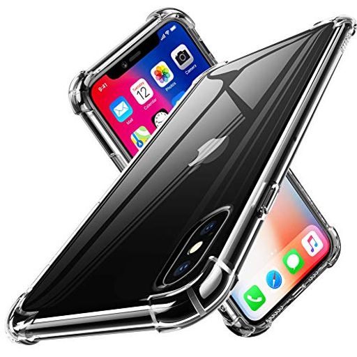 IPHONE XS MAX ケース クリア TPUカバー 耐衝撃 米軍MIL規格取得 車載ホルダー 指紋防止 カメラ保護 黄変防止 衝撃吸収 透明 薄型 軽量 滑り止め 柔軟 アイフォンXケース 透明(6.5インチ)N302-05
