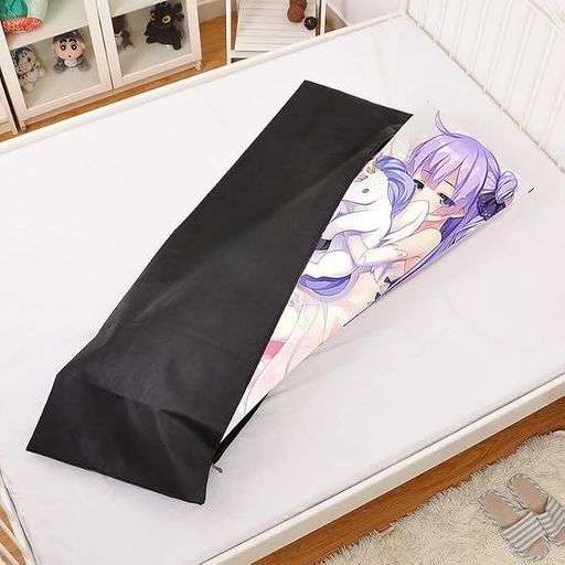 等身抱き枕カバー専用の収納バッグ8分音符等身160x50cm180cm 50cmポリエステル中隠す用(180cm 50cm)