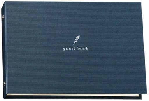 マルアイゲストブッククイル紺メ-60DB