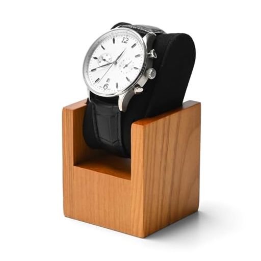 Woodten 時計スタンド 1本 腕時計 スタンド 木製 高級 持ち運び 収納 ディスプレイ 撮影 店舗/自宅用 (J02201)
