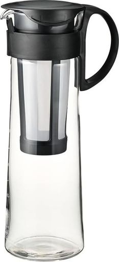 HARIO(ハリオ) 水出し珈琲ポット ブラック 1000mL コーヒー ピッチャー コールドブリュー 日本製 MCPN-14-B