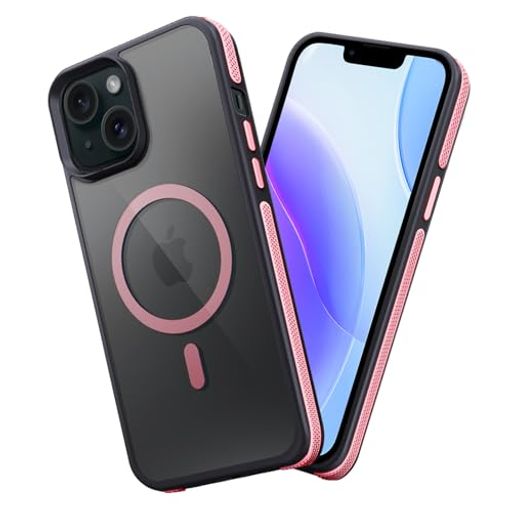 樂天商城 - fagazzfuiPhone14PlusケースiPhone15PlusケースMagSafe対応耐衝撃半透明【滑り止めと衝突防止のツーインワンエッジ】アイフォン15Plus/14Plusスマホケース衝撃吸収滑り止め
