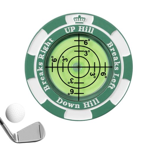Golf - ポクミルゴルフマーカーマグネットパッティングガイドゴルフマーカー水平器マーカーゴルフパッティング用パター練習用高精度多機能丸型気泡水平器おしゃれゴルフ用品ゴルフ愛好家プ…