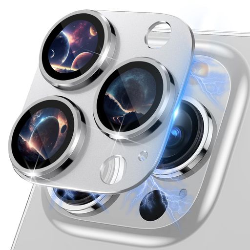 RICYEELカメラフィルムIPHONE16PRO/IPHONE16PROMAX対応カメラレンズ保護カバーアイフォン16PRO/アイフォン16PROMAX用レンズ保護フィルムアルミ合金耐スクラッチ耐衝撃