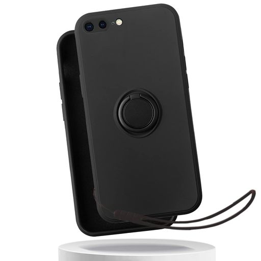 適用 iphone 7 plus / 8 plus 通用 ケース リング ストラップ付き シリコン アイフ...