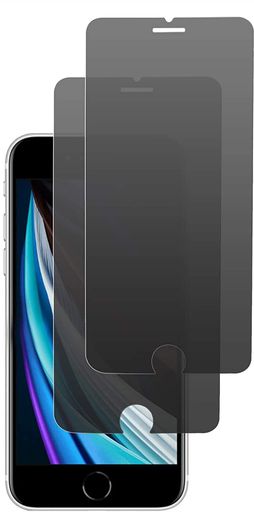 【2枚セット360°覗き見防止】iPhoneSE第3世代(2022)/SE第2世代(2020)ガラスフィルムのぞき見防止iPhoneSE3/SE2のぞき見防止フィルム360°覗き見防止上下左右4方向全面フルカバー