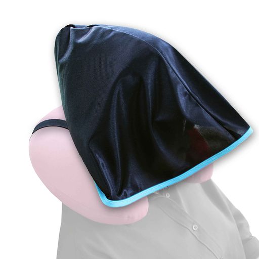 トラベルネックピローにセットして寝顔を見せない快眠おやすみシェード トラベルネックピローにセットして寝顔を見せない快眠おやすみシェード