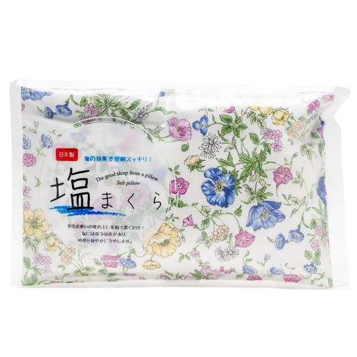 コージカンパニー塩まくらミニフィオルファータ24cmx17cm日本製花柄ホワイト140146