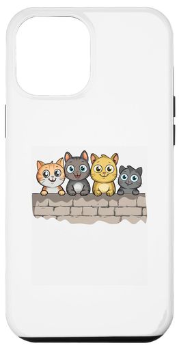樂天商城 - iPhone14ProMax多様性子猫恋人壁フェンスペット飼い主かわいい猫スマホケース