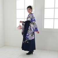 袴レンタル卒業式袴セット卒業式袴セット2尺袖着物&袴フルセットレンタル安いハカマはかまrental