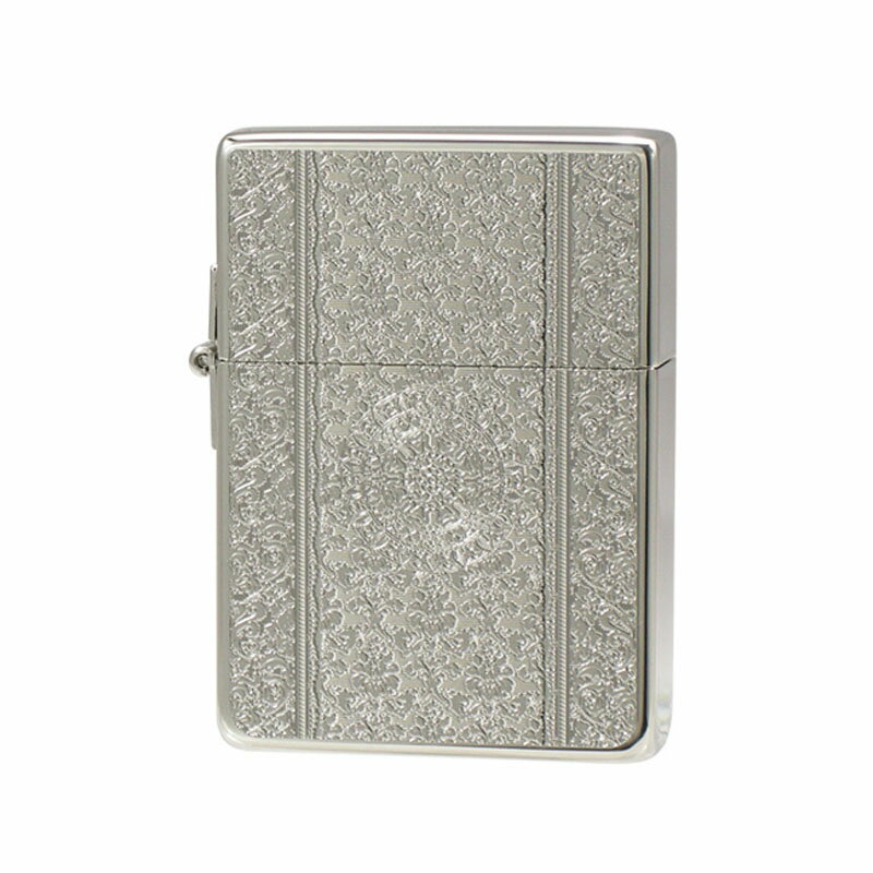 Zippo ジッポー オイルライター 1935 DAMASK (B) S・G White Nickel & Metal 1935レプリカ エッチング ..