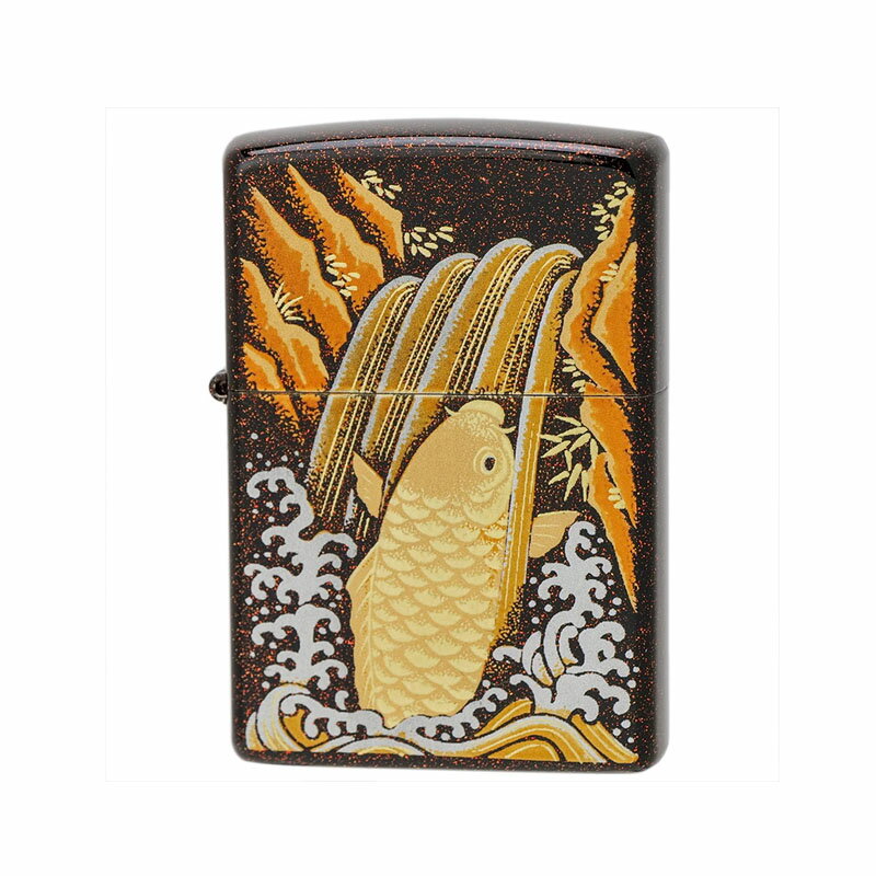 Zippo ジッポー オイルライター 蒔絵 梨子地 鯉 本金蒔絵 和柄