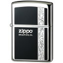 Zippo ジッポー オイルライター 2SBK-VERZARA Vertical Accent 銀メッキ エッチング 両面加工
