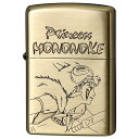 Zippo ジッポー オイルライター NZ-37 もののけ姫 サン2 スタジオジブリ 真鍮古美仕上げ エッチング加工