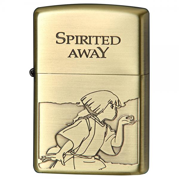 Zippo ジッポー オイルライター NZ-34 千と千尋の神隠し ハク スタジオジブリ 真鍮古美仕上げ エッチング加工