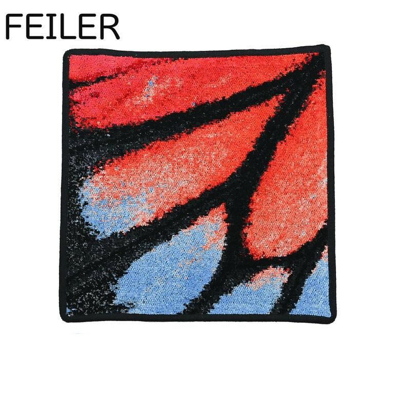 FEILER フェイラー ハンカチ ハンドタオル タオルハンカチ 30cm インプレッション ブラック