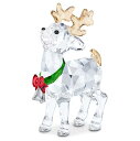 SWAROVSKI スワロフスキー クリスタルフィギュア サンタのトナカイ クリスマス インテリア オブジェ 置物