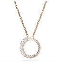 SWAROVSKI スワロフスキー ネックレス Matrix マトリックス ペンダント クリスタルパール クリア ローズゴールド レディース ジュエリー