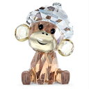 SWAROVSKI スワロフスキー クリスタルフィギュア Baby Animals サル Cheeky インテリア オブジェ 置物