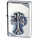 Zippo ジッポー オイルライター スターリングシルバー 純銀メタル貼り 14純銀クロスメタル