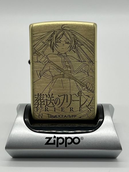 Zippo ジッポー オイルライター 葬送のフリーレン ゴールドVer