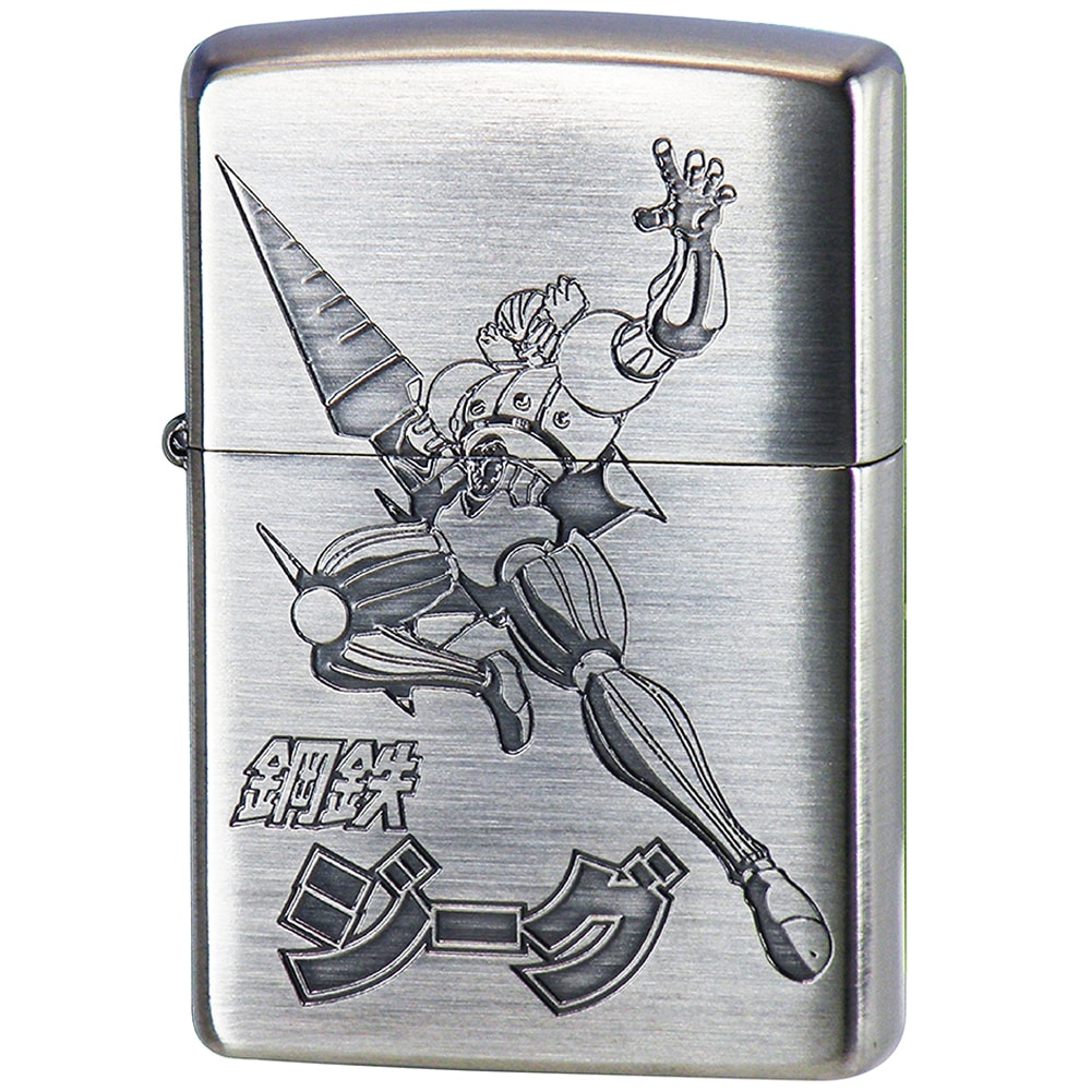 Zippo ジッポー オイルライター 永井豪 画業50周年記念 鋼鉄ジーグ （A）Ni 裏面サイン入り