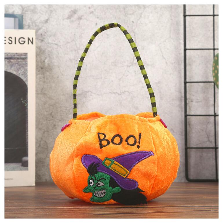 ハロウィンキャンディバッグ ハロウィンお菓子入れバッグ 小物入れ おしゃれ 可愛い お化け ハロウィンデコ ハロウィングッズ トリックオアトリート W-17