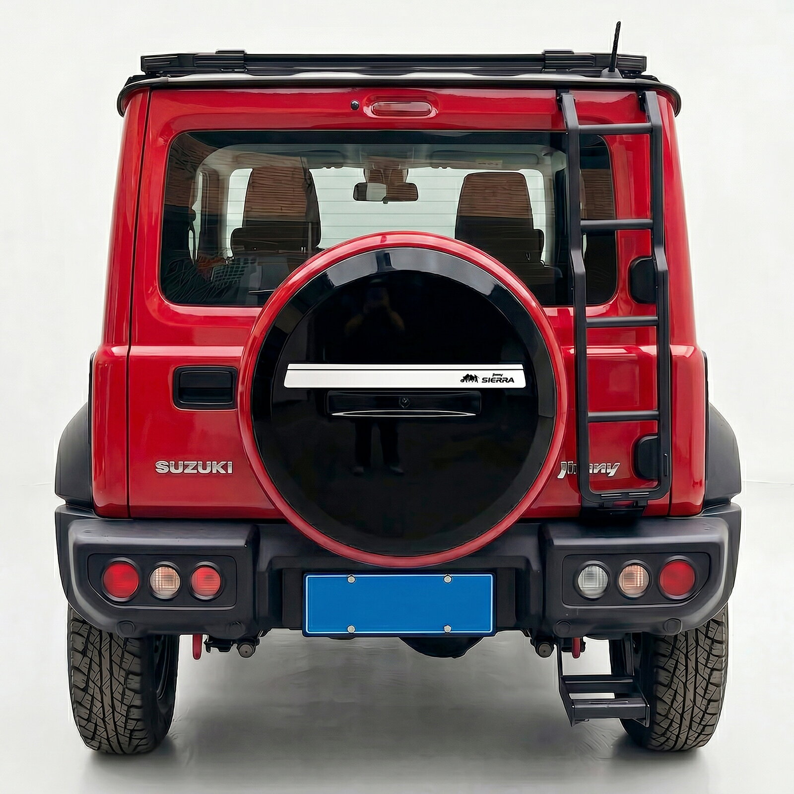 楽天市場】ジムニー スペアタイヤカバー（カラーレッド）（車用品