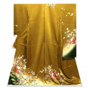 【手縫い仕立て付き フルオーダー】【訳あり】吉祥文様 金彩加工 ボカシ染め 丹後ちりめん 正絹 振袖