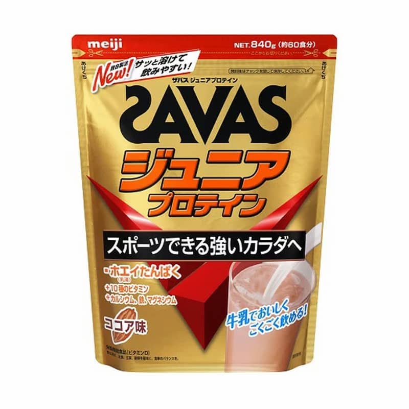 ザバス ジュニアプロテイン ココア味 60食分 840g 子供