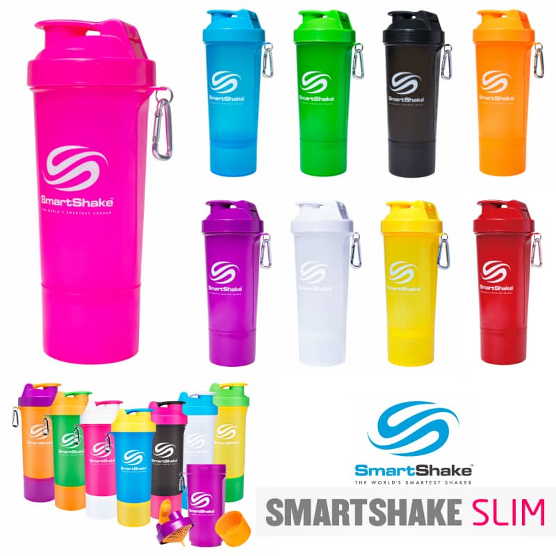 【年末年始も出荷(在庫あり時)】スマートシェイク スリム プロテインシェイカー かわいい ボトル SmartShake Slim 500ml おしゃれ ジム 筋トレ ドリンクボトル シェーカー ピルケース【R】