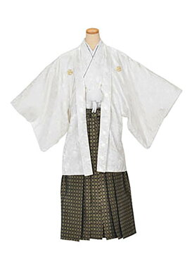 【レンタル】紋付袴 白紋付 成人式袴 卒業式袴 結婚式袴 160cm~165cm 小さめ袴 袴レンタル 男性袴 送料無料 フルセットレンタル 足袋プレゼント