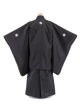 【レンタル】七五三レンタル 5歳 男の子 袴 七五三 5歳着物 黒 竜馬 着物レンタル5 子供着物 お正月 お祝い着物 キッズ 753 七五三 三歳 子供 七五三 5歳児 フルセットレンタル 七五三 5歳用 着物 往復送料無料 新品足袋プレゼント