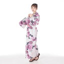 【レンタル】浴衣 レンタル ゆかた レディース 女性浴衣 紫 浴衣セット 花火大会 お祭り 夏祭り 街着 往復送料無料 白 紫 花柄 夏着物 貸衣装 かわいい