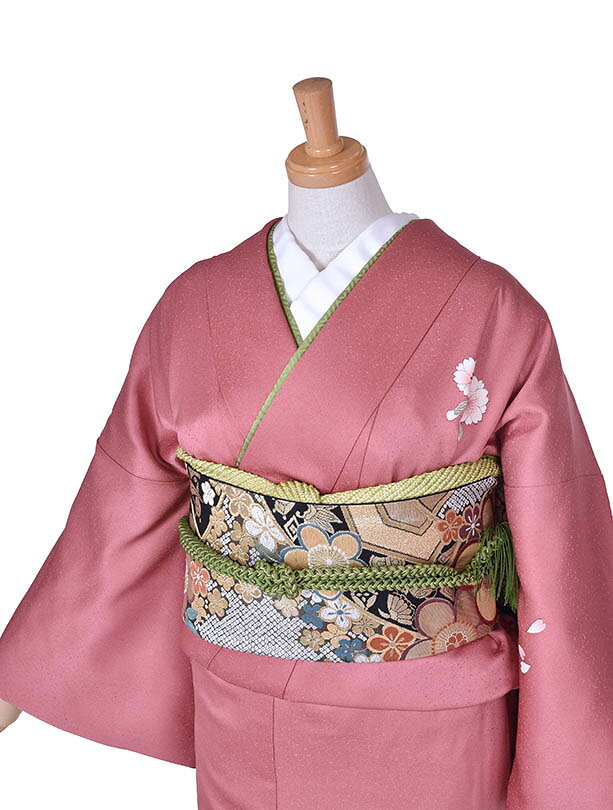 【レンタル】訪問着 NEO訪問着 レンタル フルセット Neo訪問着 ピンク 華やか 七五三ママ 結婚式 入学式 卒業式 およばれ 式典着物 正絹 ママ着物 お茶会 正絹着物 ピンク 150cm～160cm 新品足袋プレゼント 往復送料無料 お正月 お祝い着 着物レンタル 貸衣装