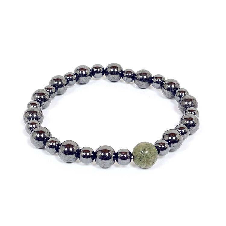 磁気入り デザインブレスレット パワーストーン 黒 ブレスレット メンズ レディース Bangl Bracelet 厄除け おしゃれ アクセサリー j1145