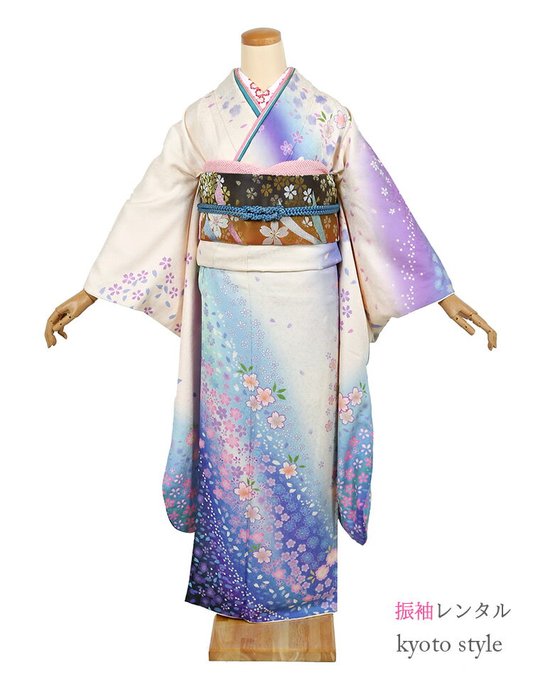 樂天商城 - 【レンタル】振袖 レンタル セット 成人式 貸衣装 貸衣裳 成人式 結婚式 卒業式 結納 レンタル 振袖 着物 レンタル 白 ホワイト フルレンタル 振り袖 晴れ着 お正月 シンプル 柄少なめ【往復送料無料】【着物 レンタル】【古典柄】 72043